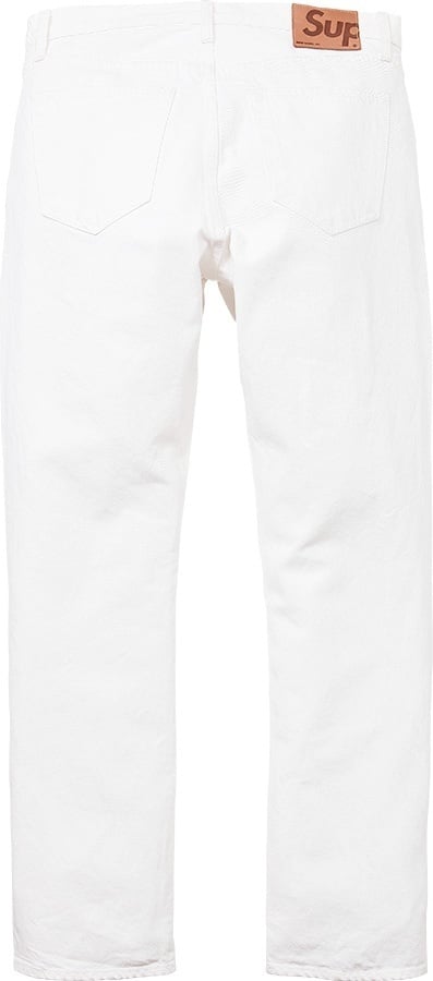 White Slim Jean